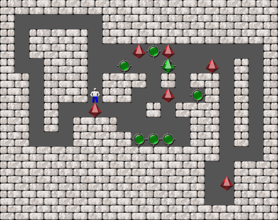 Sokoban Bugs550 collection level 280